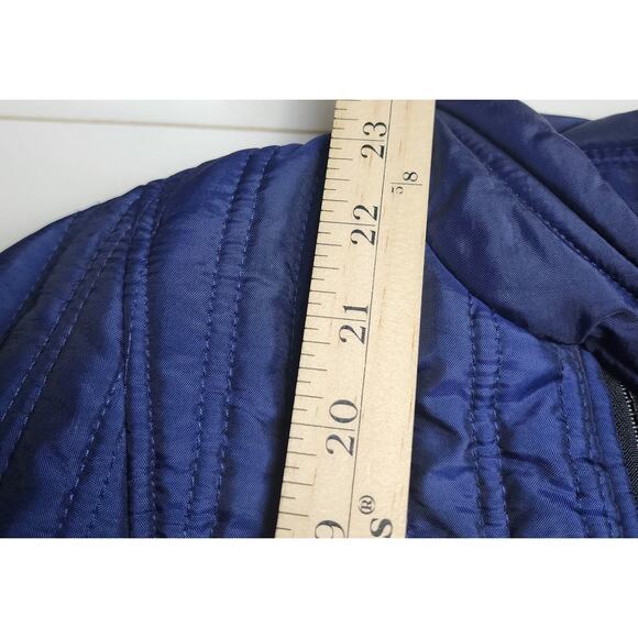 MNG Jacket Womens M Quilted puffed Twill Bomber Retro glam Streetwear corpcore - Picture 9 of 10